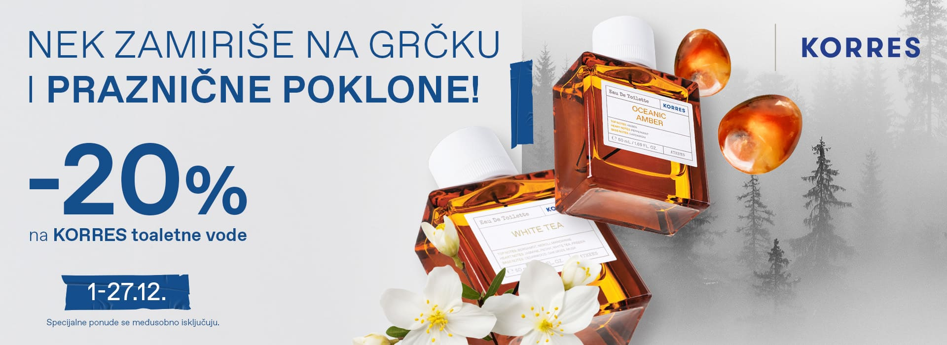 Korres toaletne vode 12/25 brend - Srbotrade